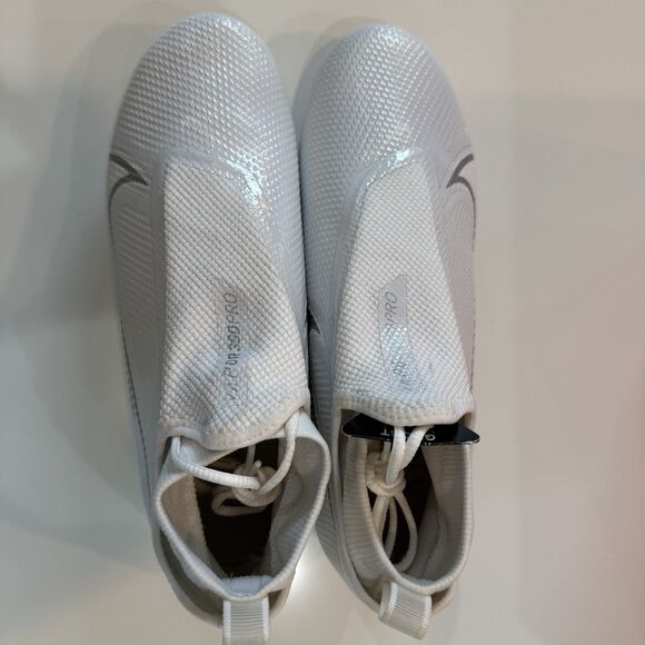 Nike Men Sz 7.5 Vapor Edge Pro 360 White Chrome Silver Football Cleat AO8277-108 main image 8
